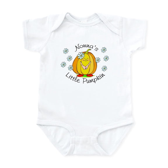 CafePress - Nonna's Little Pumpkin Infant Bodysuit - Baby Light Bodysuit, Size Newborn - 24 Months