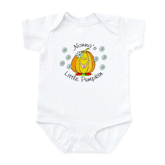 CafePress - Nonna's Little Pumpkin Infant Bodysuit - Baby Light Bodysuit, Size Newborn - 24 Months