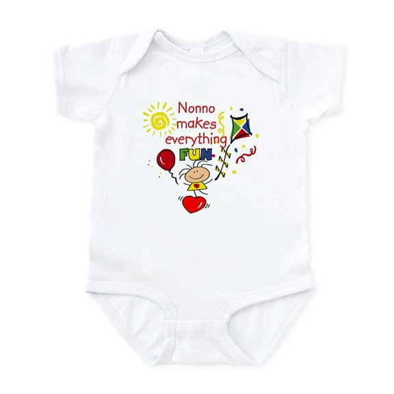 CafePress - Nonno Fun Girl Infant Bodysuit - Baby Light Bodysuit, Size Newborn - 24 Months