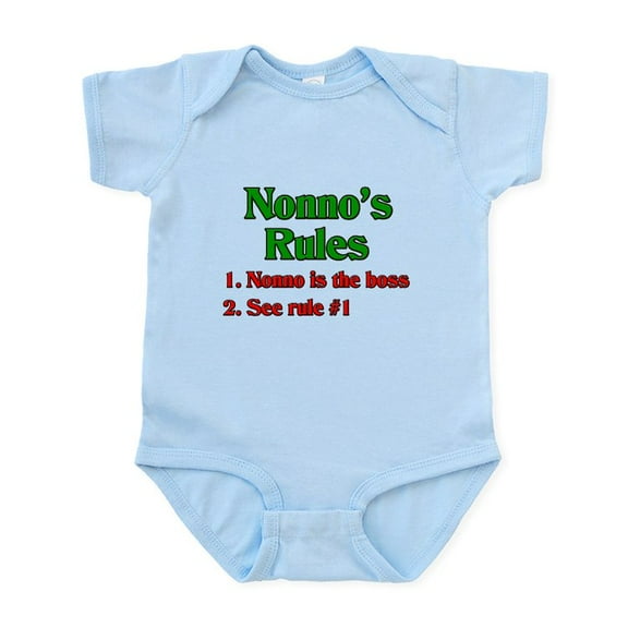 CafePress - Nonno's Rules Infant Bodysuit - Baby Light Bodysuit, Size Newborn - 24 Months
