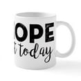 thumbnail image 1 of CafePress - Nope Not Today - 11 oz Ceramic Mug - Novelty Coffee Tea Cup, 1 of 6