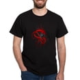 thumbnail image 1 of CafePress - Norse Dragon Red Dark T Shirt - Men's Classic Graphic Cotton T-Shirt, 1 of 4
