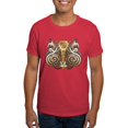 thumbnail image 1 of CafePress - Norse Valknut Dragons Dark T Shirt - Men's Classic Graphic Cotton T-Shirt, 1 of 4