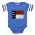 thumbnail image 1 of CafePress - North Carolina Flag - Cute Infant Baby Football Bodysuit, 1 of 3