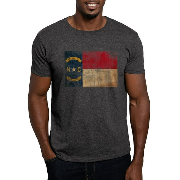 CafePress - North Carolina Flag Dark T Shirt - Men's Classic Graphic Cotton T-Shirt