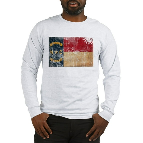 CafePress - North Carolina Flag Long Sleeve T Shirt - Unisex Cotton Long Sleeve T-Shirt