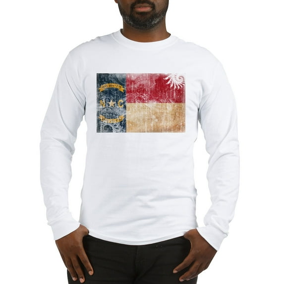CafePress - North Carolina Flag Long Sleeve T Shirt - Unisex Cotton Long Sleeve T-Shirt