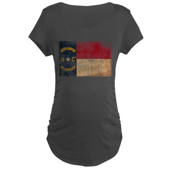 CafePress - North Carolina Flag Maternity Dark T Shirt - Maternity Dark T-Shirt