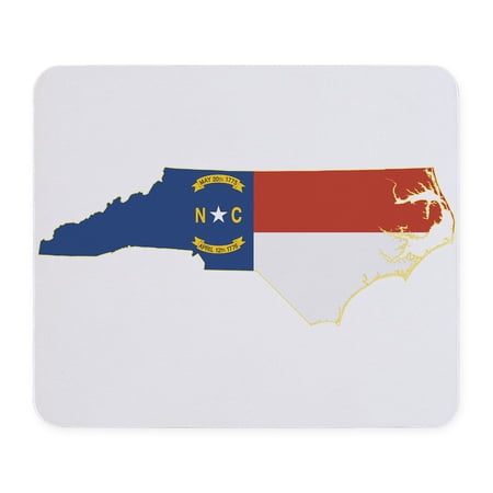 CafePress - North Carolina Flag Mousepad - Non-slip Rubber Mousepad, Gaming Mouse Pad