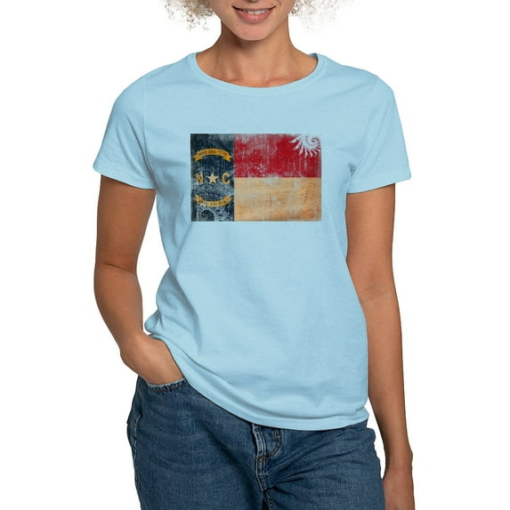 CafePress - North Carolina Flag Women's Light T Shirt - Women's Classic T-Shirt