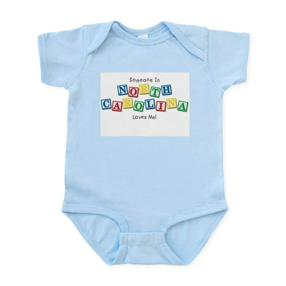 CafePress - North Carolina Infant Bodysuit - Baby Light Bodysuit, Size Newborn - 24 Months