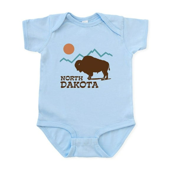 CafePress - North Dakota Infant Bodysuit - Baby Light Bodysuit, Size Newborn - 24 Months