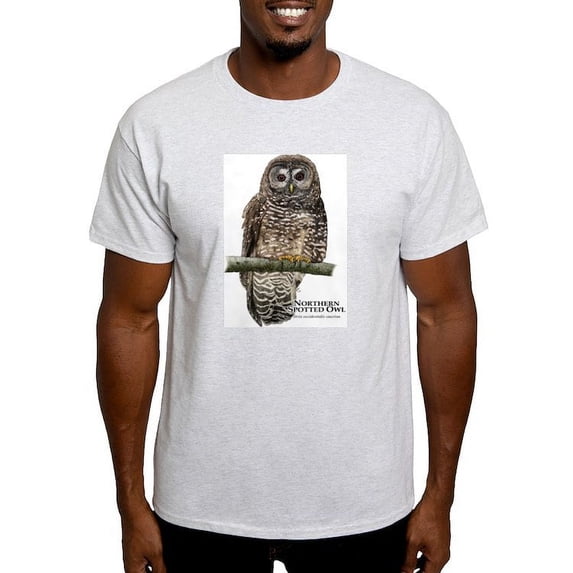 CafePress - Northern Spotted Owl Light T Shirt - Light T-Shirt - CP