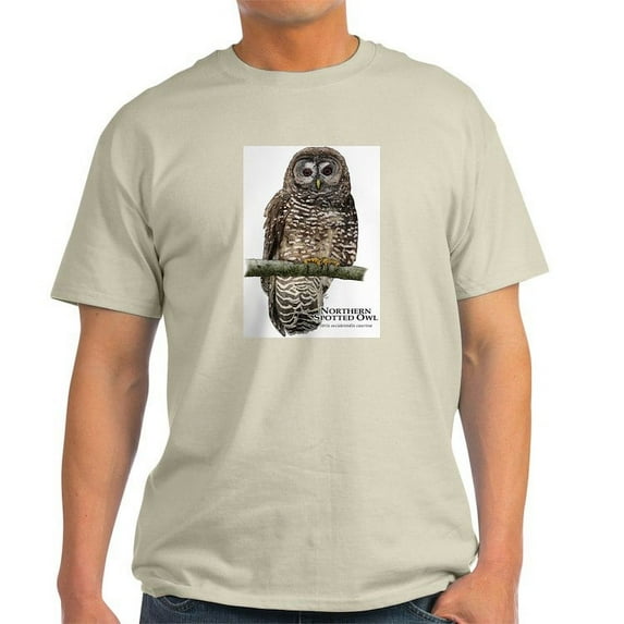CafePress - Northern Spotted Owl Light T Shirt - Light T-Shirt - CP