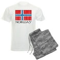 thumbnail image 1 of CafePress - Norway Flag Men's Light Pajamas - Men's Light Loose Fit Cotton Pajama Set, 1 of 7