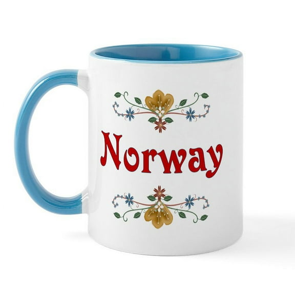 CafePress - Norway Mug - 11 oz Ceramic Mug - Novelty Coffee Tea Cup
