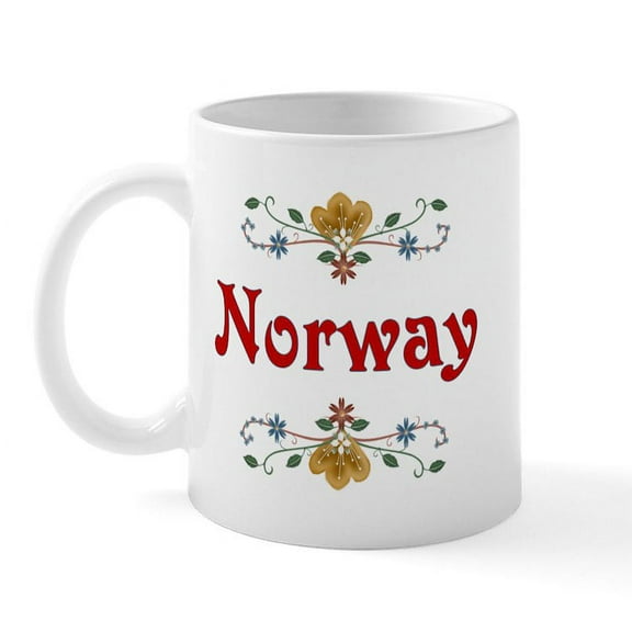 CafePress - Norway Mug - 11 oz Ceramic Mug - Novelty Coffee Tea Cup