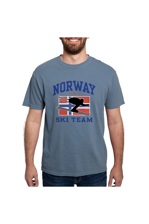 - Norway Ski Team T Shirt - Mens Comfort Colors Shirt