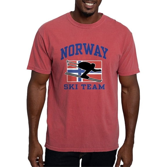 CafePress - Norway Ski Team T Shirt - Mens Comfort Colors Shirt