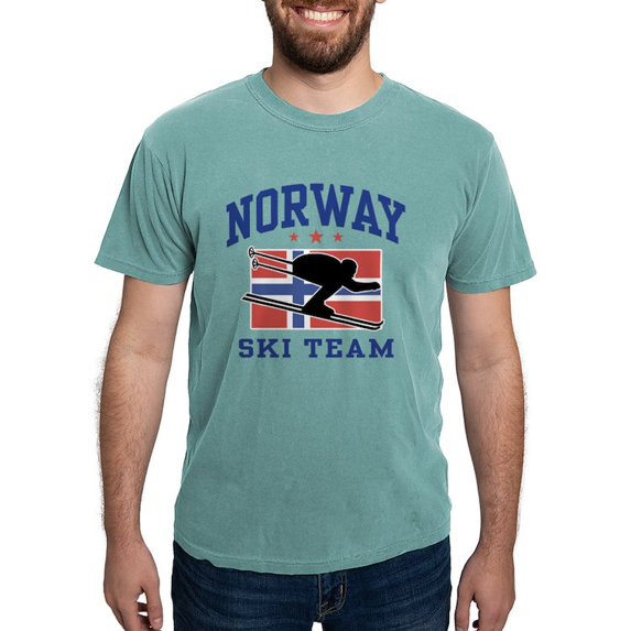 CafePress - Norway Ski Team T Shirt - Mens Comfort Colors Shirt