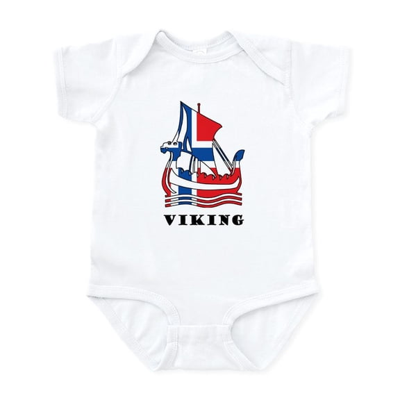 CafePress - Norway Viking Infant Bodysuit - Baby Light Bodysuit, Size Newborn - 24 Months