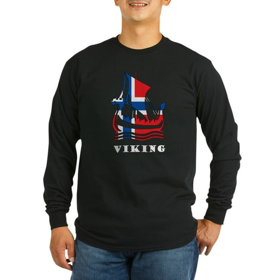 CafePress - Norway Viking Long Sleeve Dark T Shirt - Long Sleeve Dark T-Shirt