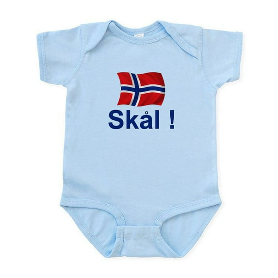 CafePress - Norwegian Skal! Infant Bodysuit - Baby Light Bodysuit, Size Newborn - 24 Months