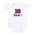 thumbnail image 1 of CafePress - Norwegian Skal! Infant Bodysuit - Baby Light Bodysuit, Size Newborn - 24 Months, 1 of 4