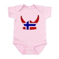 thumbnail image 1 of CafePress - Norwegian Viking Helmet Infant Bodysuit - Baby Light Bodysuit, Size Newborn - 24 Months, 1 of 4