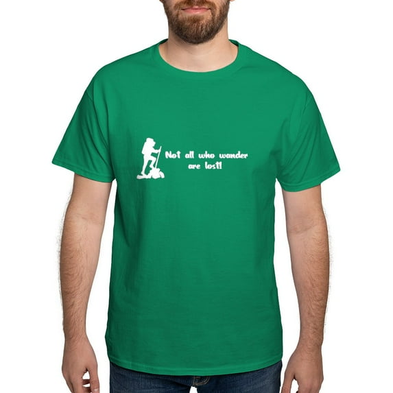 CafePress - Not All Who Wander Are Lost T Shirt - Men's Classic Graphic Cotton T-Shirt