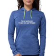 thumbnail image 1 of CafePress - Not Antisocia Long Sleeve T Shirt - Womens Hooded Shirt, 1 of 1