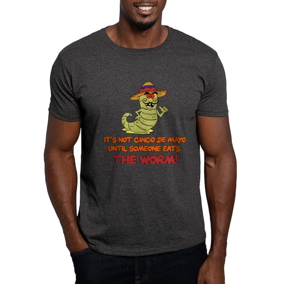 CafePress - Not Cinco De Mayo Worm Dark T Shirt - Men's Classic Graphic Cotton T-Shirt
