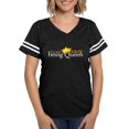 thumbnail image 1 of CafePress - Not Easy Being Queen Women's Dark T Shirt - Womens Football Shirt, 1 of 4
