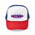 thumbnail image 1 of CafePress - Not Easy Being Retired - Adjustable Unisex Printed Trucker Hat with Mesh Back, 1 of 10