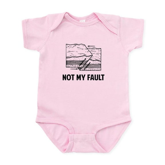 CafePress - Not My Fault Body Suit - Baby Light Bodysuit, Size Newborn - 24 Months