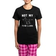 thumbnail image 1 of CafePress - Not My Prob Llama Pajamas - Women's Short Sleeve Print T-Shirt and Pants Dark Cotton Pajama Set, 1 of 7