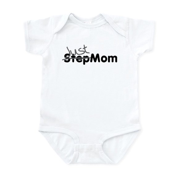 CafePress - Not Stepmom Just Mom Step Infant Bodysuit - Baby Light Bodysuit, Size Newborn - 24 Months