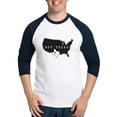 thumbnail image 1 of CafePress - Not Texas Baseball Jersey - Cotton Baseball Jersey, 3/4 Raglan Sleeve Shirt, 1 of 4