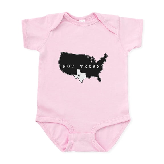 CafePress - Not Texas Body Suit - Baby Light Bodysuit, Size Newborn - 24 Months