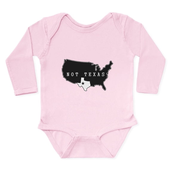CafePress - Not Texas Body Suit - Long Sleeve Cotton Baby Bodysuit