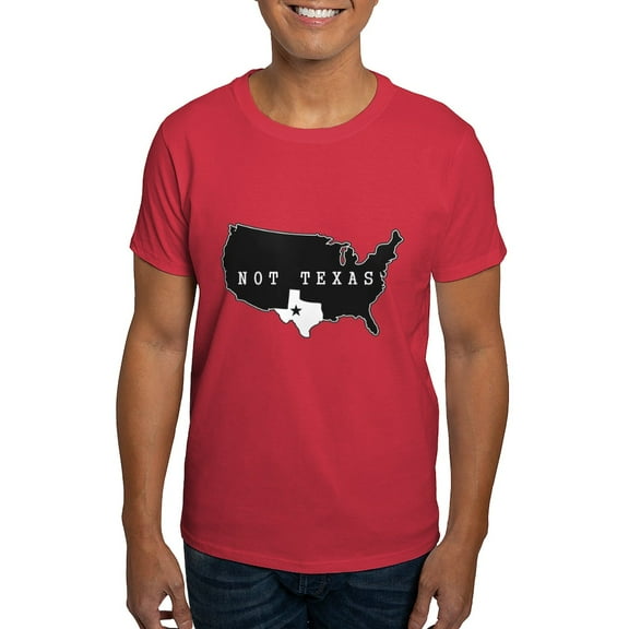 CafePress - Not Texas T Shirt - Men's Classic Graphic Cotton T-Shirt