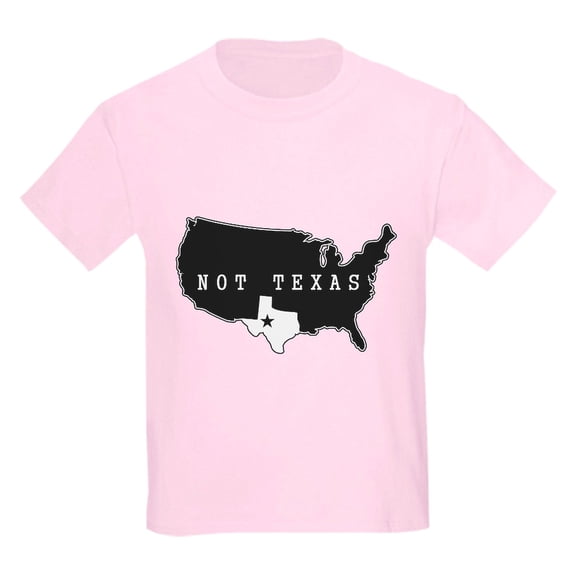 CafePress - Not Texas T Shirt - Light Classic Kids Graphic, Short Sleeve T-Shirt, Sizes XS-XL