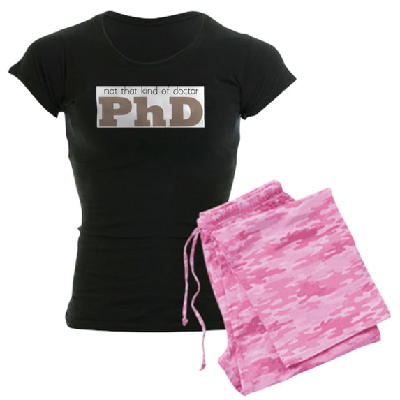 CafePress - Not That Kind Of Doctor Women's Dark Pajamas - Women's Short Sleeve Print T-Shirt and Pants Dark Cotton Pajama Set