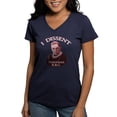 thumbnail image 1 of CafePress - Notorious RBG P Women's V Neck Dark T Shirt - Women's V-Neck Dark T-Shirt, 1 of 4