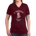 thumbnail image 1 of CafePress - Notorious RBG P Women's V Neck Dark T Shirt - Women's V-Neck Dark T-Shirt, 1 of 1