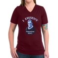 thumbnail image 1 of CafePress - Notorious RBG Women's V Neck Dark T Shirt - Women's V-Neck Dark T-Shirt, 1 of 1
