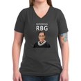 thumbnail image 1 of CafePress - Notorious RBG Women's V Neck Dark T Shirt - Women's V-Neck Dark T-Shirt, 1 of 1