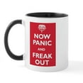 thumbnail image 1 of CafePress - Now Panic And Freak Out Mug - 11 oz Ceramic Mug - Novelty Coffee Tea Cup, 1 of 3