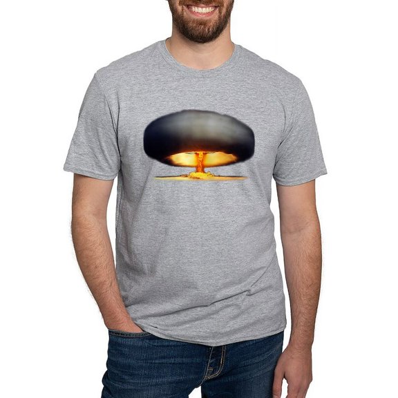 CafePress - Nuclear Explosion Fitted T Shirt - Fitted T-Shirt, Vintage Fit Soft Cotton Tee