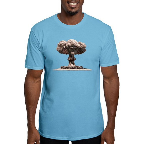 CafePress - Nuclear Explosion Fitted T Shirt - Fitted T-Shirt, Vintage Fit Soft Cotton Tee